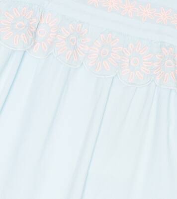 Embroidered cotton top | Stella McCartney Kids