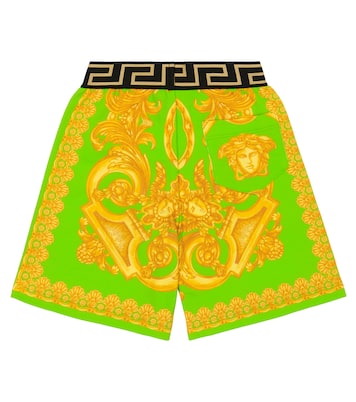 Bedruckte Shorts Barocco aus Baumwolle | Versace Kids