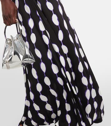 Kiera printed jersey one-shoulder maxi dress | Diane von Furstenberg