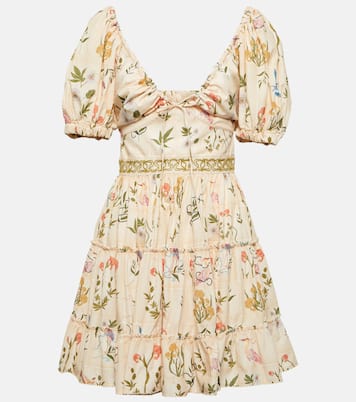 Robe Manzanilla Paraíso brodée en coton | Agua by Agua Bendita