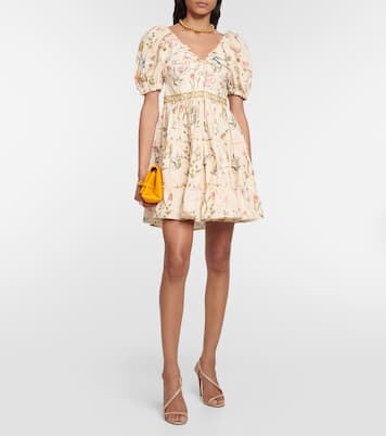 Robe Manzanilla Paraíso brodée en coton | Agua by Agua Bendita