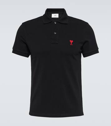 Ami De Cœur cotton piqué polo shirt | Ami Paris