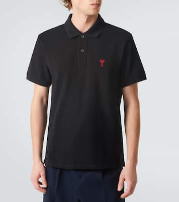 Ami De Cœur cotton piqué polo shirt | Ami Paris