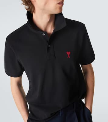 Ami De Cœur cotton piqué polo shirt | Ami Paris