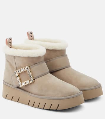 Viv' Winter suede ankle boots | Roger Vivier
