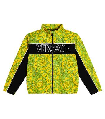 Barocco cotton jersey sweatshirt | Versace Kids