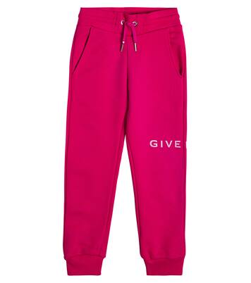 Logo cotton-blend sweatpants | Givenchy Kids