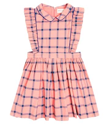 Thelma ruffled checked cotton dress | Morley