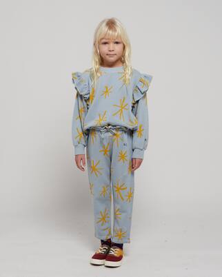 Sparkle cotton jersey sweatpants | Bobo Choses