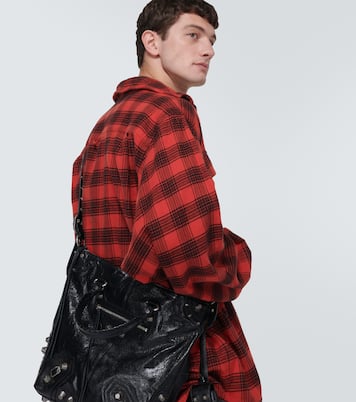  Le Cagole Medium leather tote bag | Balenciaga