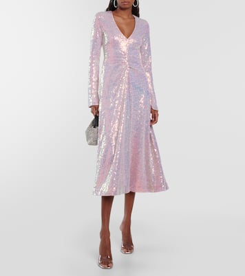Robe midi à sequins | Rotate