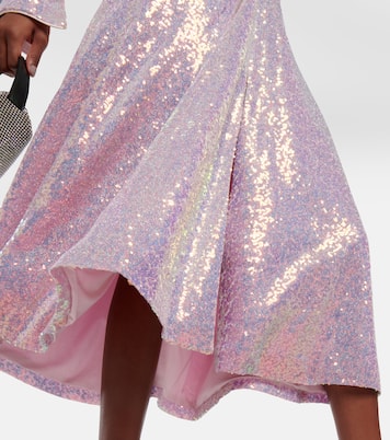 Robe midi à sequins | Rotate