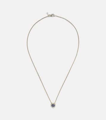 Collana in oro 18kt con zaffiro blu | Octavia Elizabeth