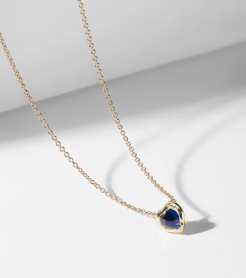 Collana in oro 18kt con zaffiro blu | Octavia Elizabeth