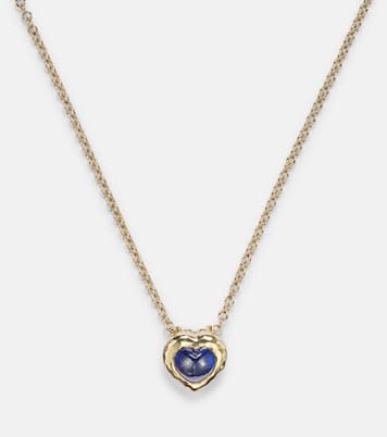 Collana in oro 18kt con zaffiro blu | Octavia Elizabeth