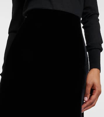 Falda larga de terciopelo | Wardrobe.NYC