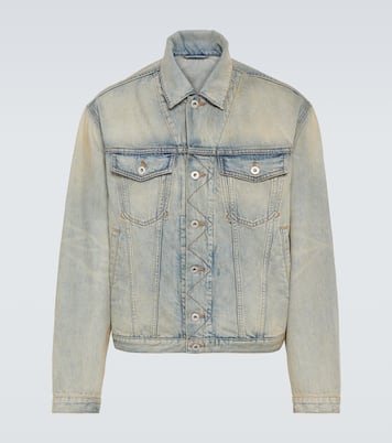 Drawn Varsity embroidered denim jacket | Kenzo