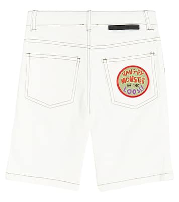 Embroidered cotton blend shorts | Stella McCartney Kids