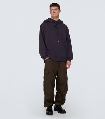 棉质平纹针织帽衫 | Dries Van Noten
