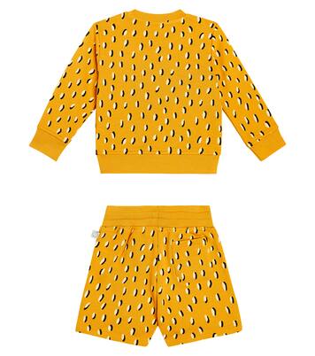 Baby cotton sweatshirt and shorts set | Stella McCartney Kids
