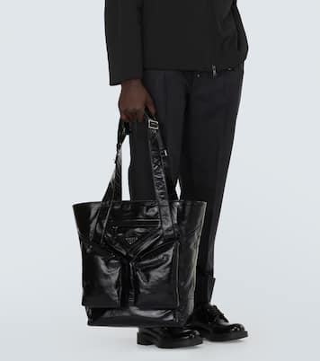 Leather tote bag | Prada