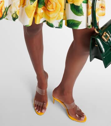 Just Nothing 85 PVC mules | Christian Louboutin