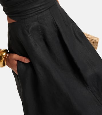 Soleil linen maxi skirt | Faithfull