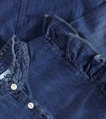 Raphaella ruffled denim shirt | Molo