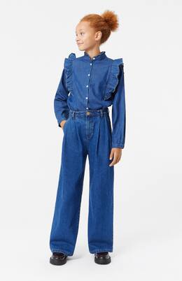 Raphaella ruffled denim shirt | Molo