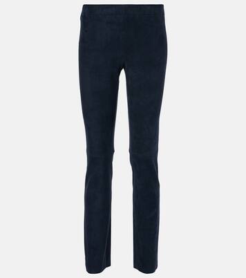 Jacky suede slim pants | Stouls