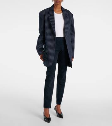 Jacky suede slim pants | Stouls