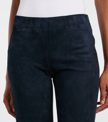 Jacky suede slim pants | Stouls