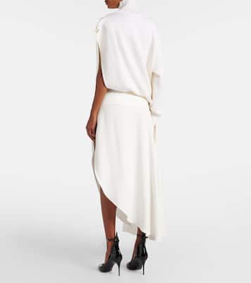Falda midi asimétrica | Alaïa