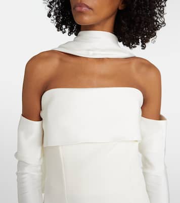 Robe Roshana aus Crêpe | Safiyaa