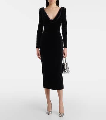 Robe corset en velours | Alex Perry