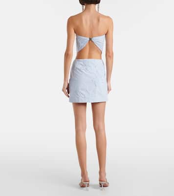 Bestickter Minirock aus Baumwolle | Rotate