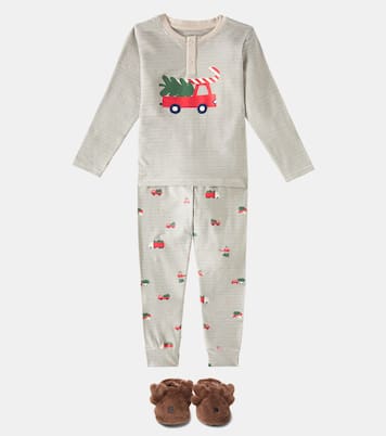 Wilhelm striped cotton-blend pajamas | Liewood