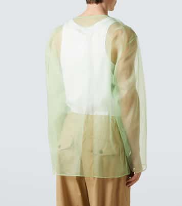 Oversized sheer top | Dries Van Noten