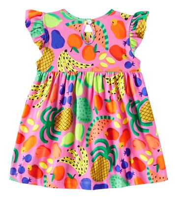 Baby ruffled printed cotton dress | Fábula