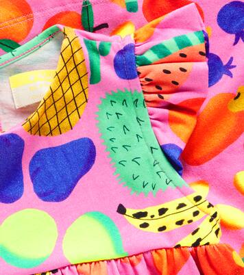 Baby ruffled printed cotton dress | Fábula