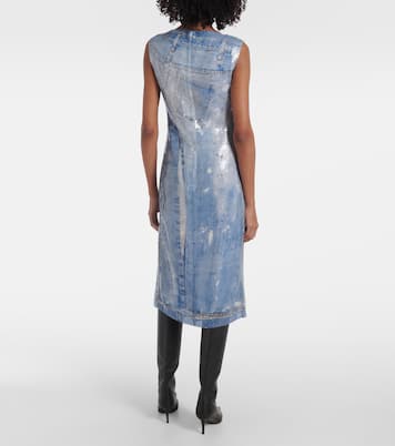 Robe midi imprimée à sequins | Acne Studios