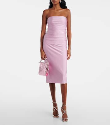 Clutch Callie Small aus Metallic-Leder | Jimmy Choo