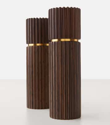 Ionic oak salt and pepper grinders | L'Objet
