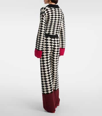 Weite Hose Lounge aus Wolle | La DoubleJ