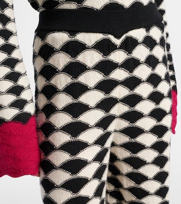 Weite Hose Lounge aus Wolle | La DoubleJ