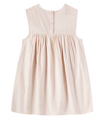 Kleid Warie aus Baumwolle und Leinen mit Spitze | Louise Misha