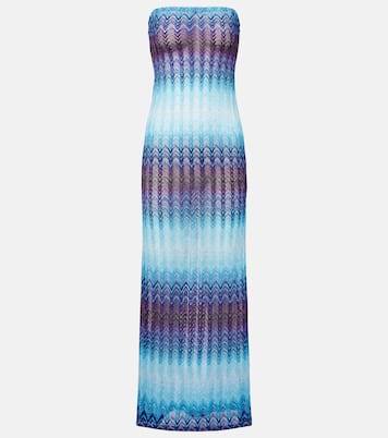 Maxikleid aus Häkelstrick | Missoni