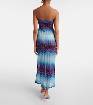 Maxikleid aus Häkelstrick | Missoni