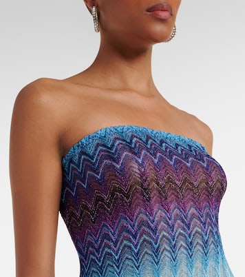 Maxikleid aus Häkelstrick | Missoni