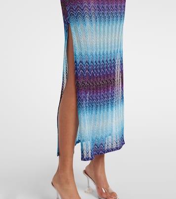 Maxikleid aus Häkelstrick | Missoni